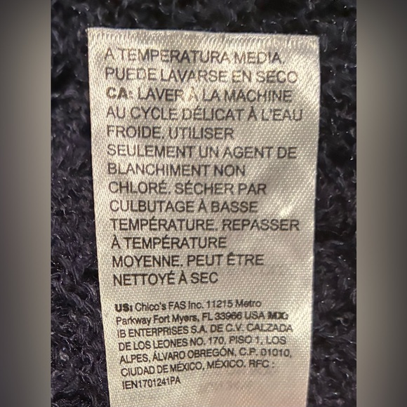 Vintage Lauren by Ralph Lauren Black & White Striped Knit Cotton Blazer Size P/S - Picture 13 of 13